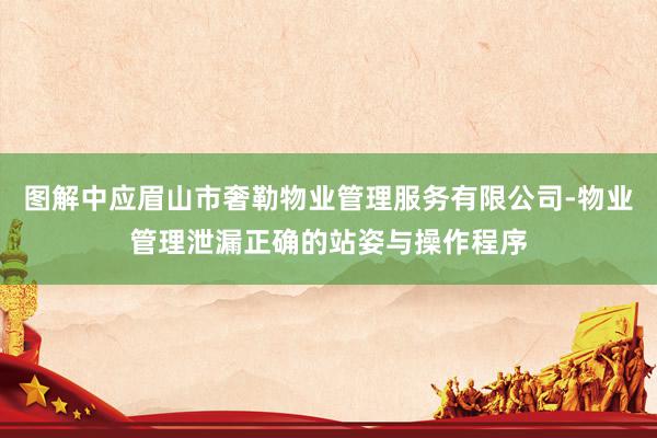 图解中应眉山市奢勒物业管理服务有限公司-物业管理泄漏正确的站姿与操作程序